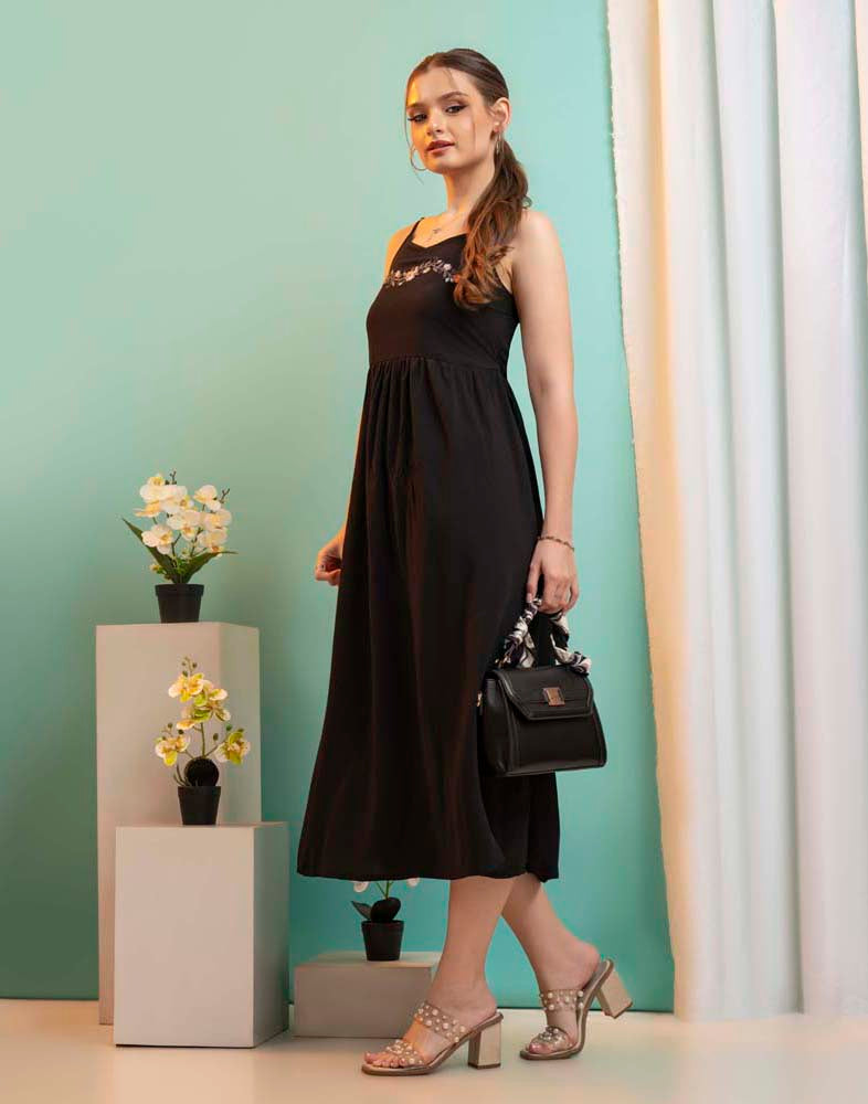 GIVO SLEEVELESS DESS