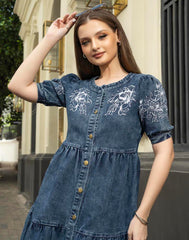 GIVO DENIM DRESS