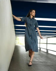 GIVO DENIM DRESS