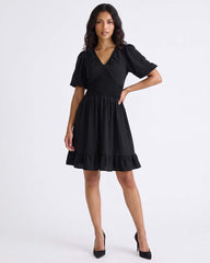GIVO SMOCKED CASUAL DRESS