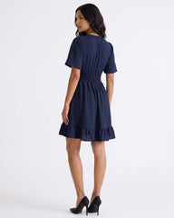 GIVO SMOCKED CASUAL DRESS