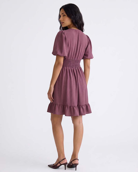 GIVO SMOCKED CASUAL DRESS