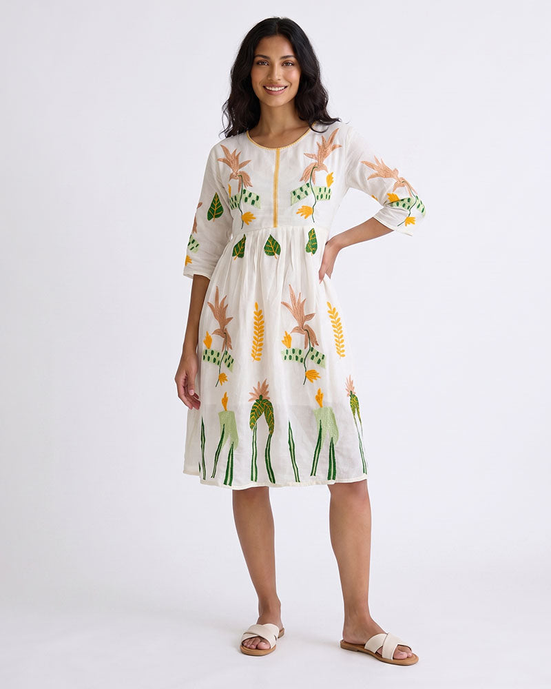 LADIES EMBROIDERY DRESS