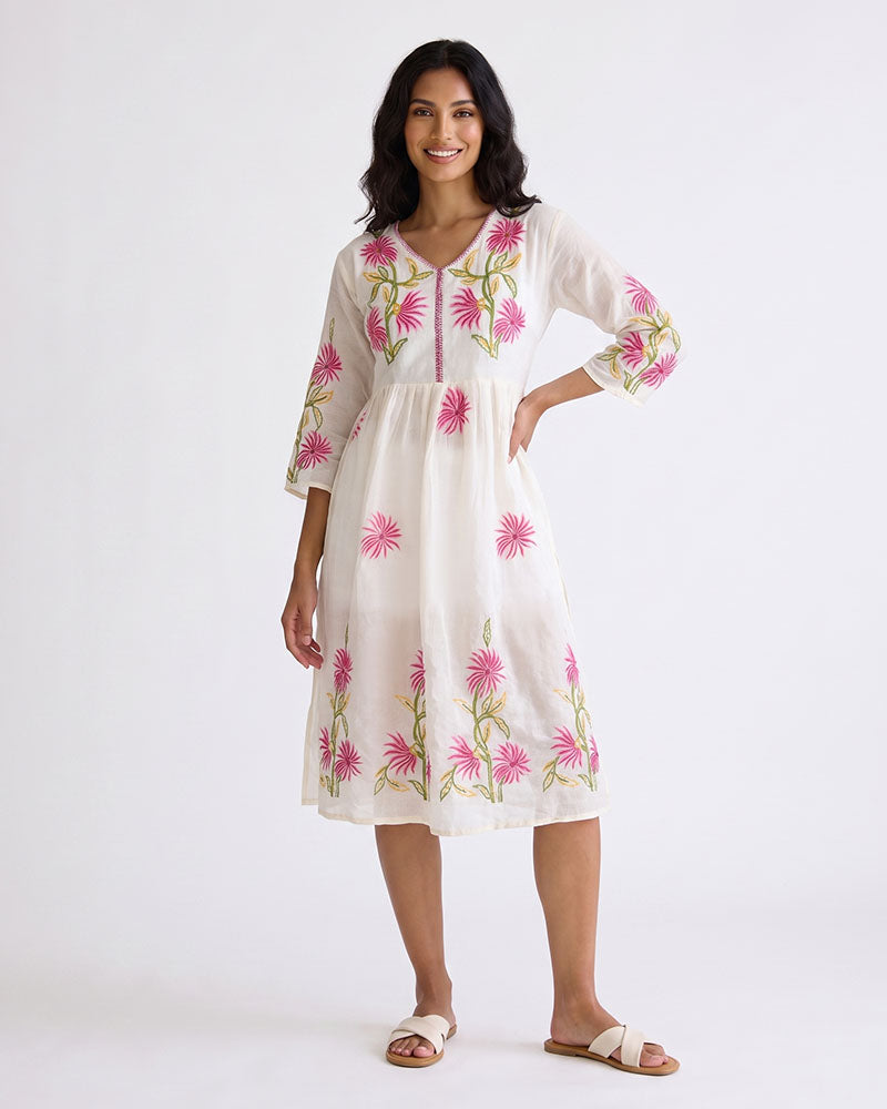 LADIES EMBROIDERY DRESS