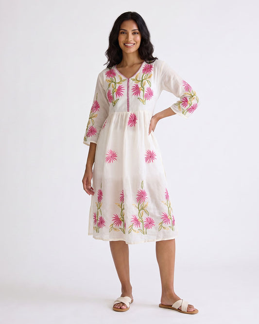 LADIES EMBROIDERY DRESS