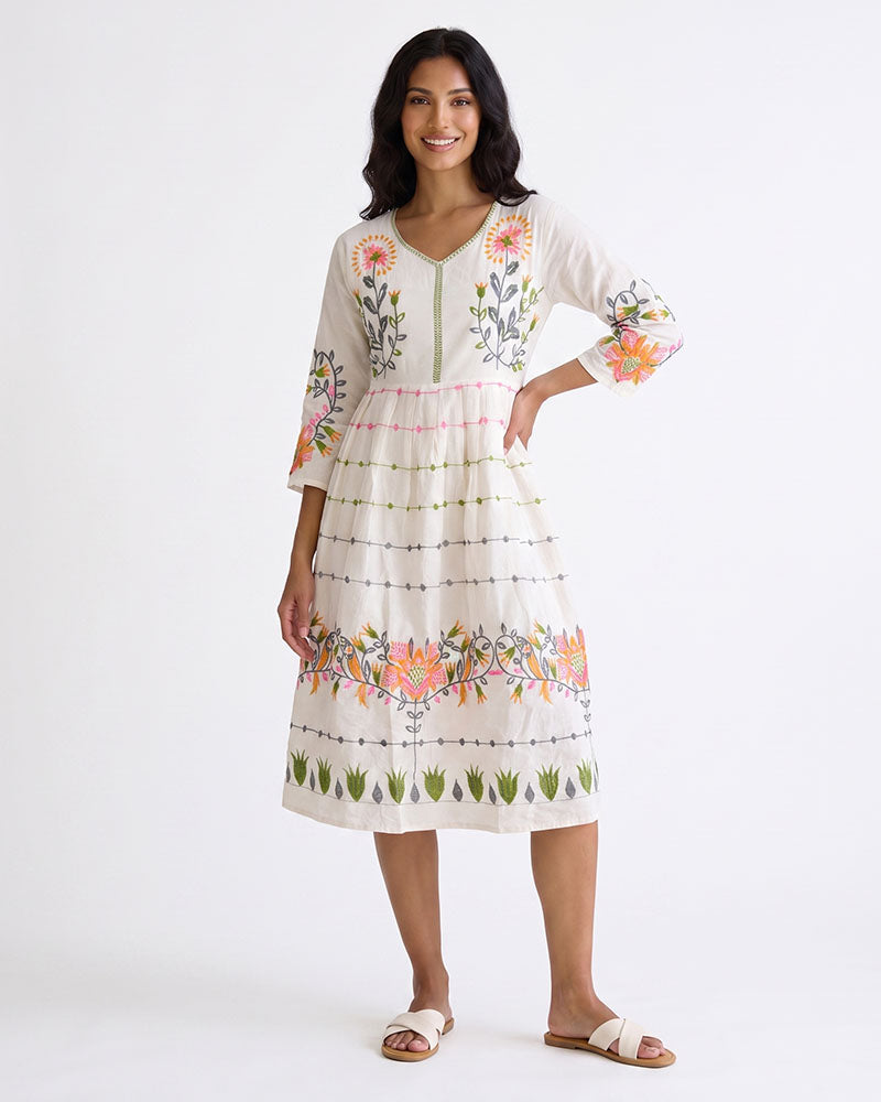 LADIES EMBROIDERY DRESS