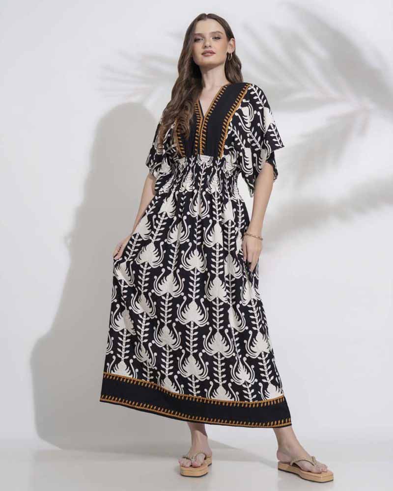 GIVO PRINTED DRESS