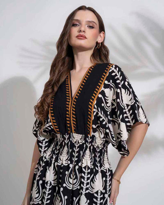 GIVO PRINTED DRESS