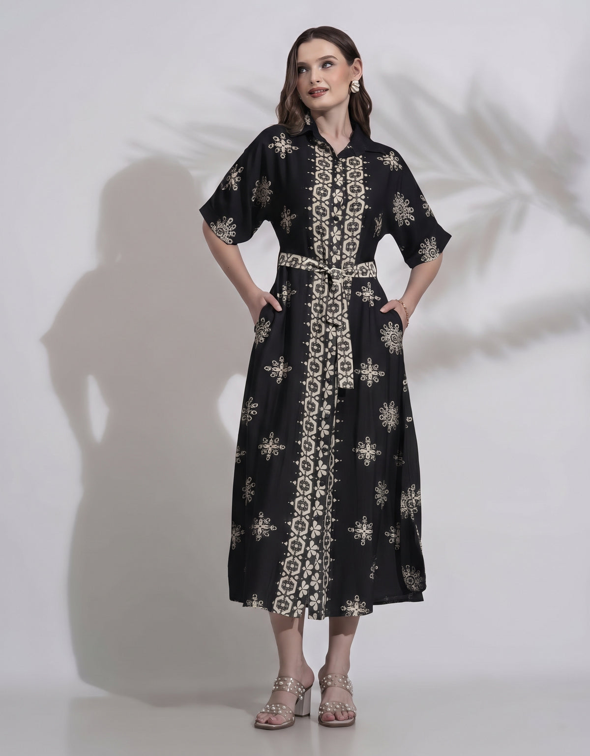 GIVO PRINTED DRESS