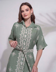 GIVO PRINTED DRESS
