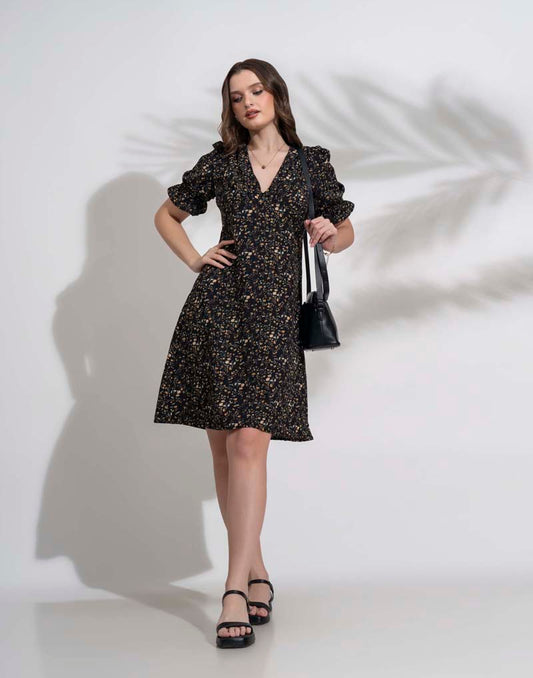 GIVO PRINTED DRESS