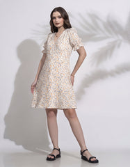 GIVO PRINTED DRESS