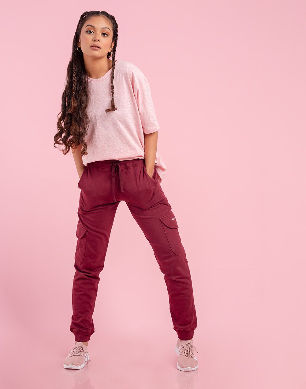 0311400044MRN (1)_Ladies Pant_Jogger_Fashion Bug Sri Lanka_King Of Fashion