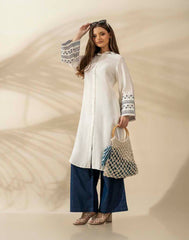 GIVO EMBROIDERED LONG TOP