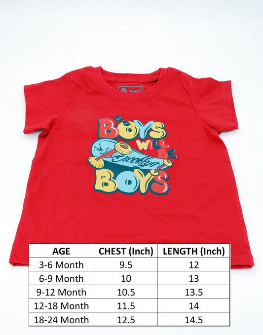 0404800583RED-B_Kids T-Shirt_Fashion Bug Sri Lanka