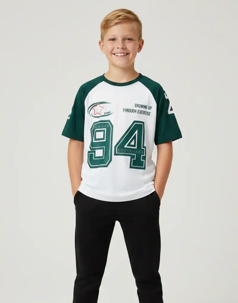 BOYS PRINTED T - SHIRT