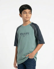 Enzo Oversize Boys Printed T-Shirt