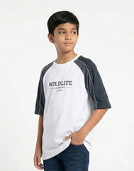 Enzo Oversize Boys Printed T-Shirt