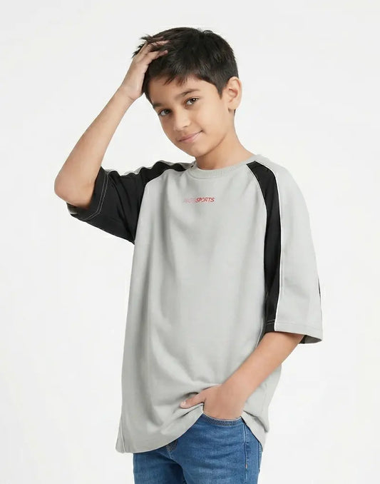 Enzo Oversize Boys Printed T-Shirt