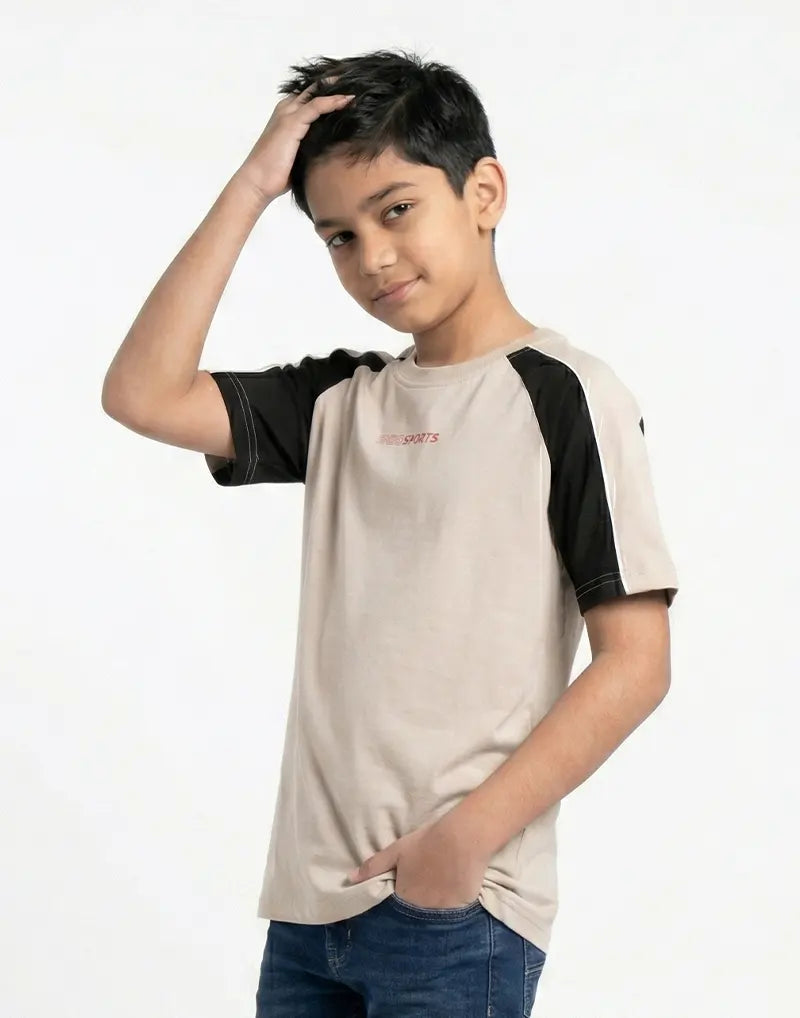 Enzo Oversize Boys Printed T-Shirt