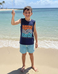BOYS SLEEVELESS T - SHIRT