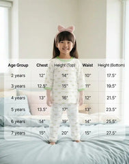 Girls 2pcs pajama set [2-7 Years]