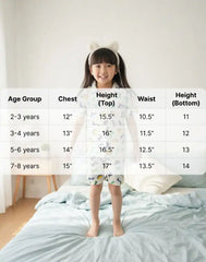 Girls 2pcs pajama set [2-8 Years]