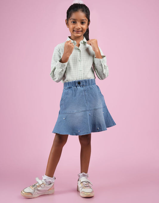 0507300306GRN (1)_Kids_Girls_Blouse_Fashion BUg Sri Lanka