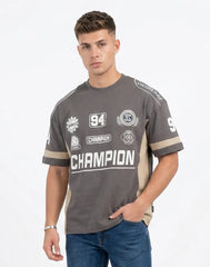 JOBBS GRAPHIC PRINTED OVERSIZED T - SHIRT