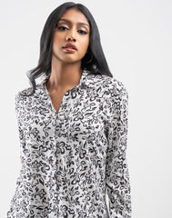 GIVO  PRINTED SHIRT TOP