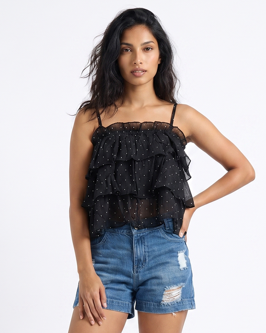 Ladies Sleeveless Blouse Top