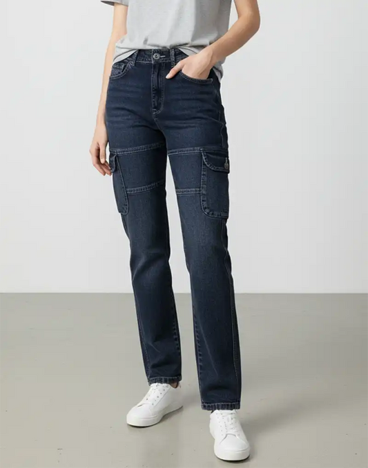 CARGO DENIM PANT