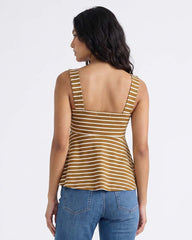 Ladies Sleeveless Striped Top