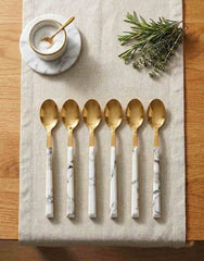 Gold Table Spoon - 6pcs