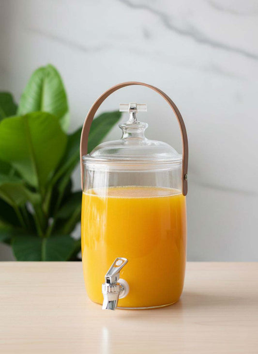 Anchor Hocking Heritage Hill Glass Drink Dispenser