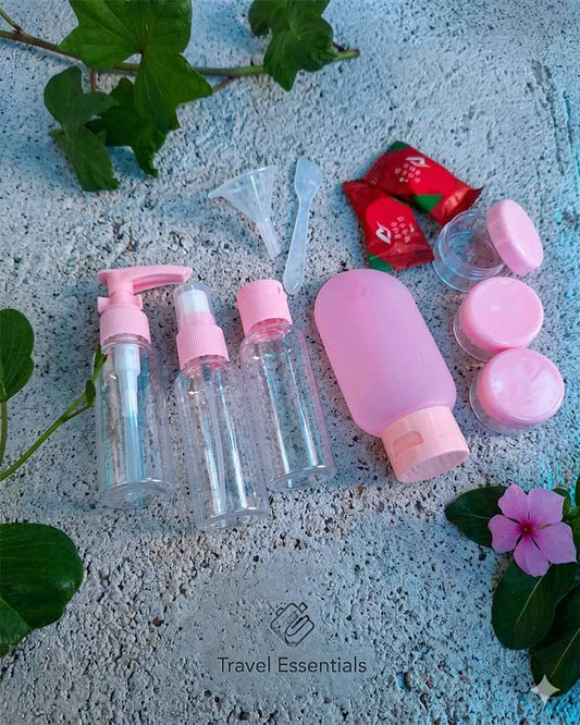 TRAVEL ESSENTIALS BOTTLE SET