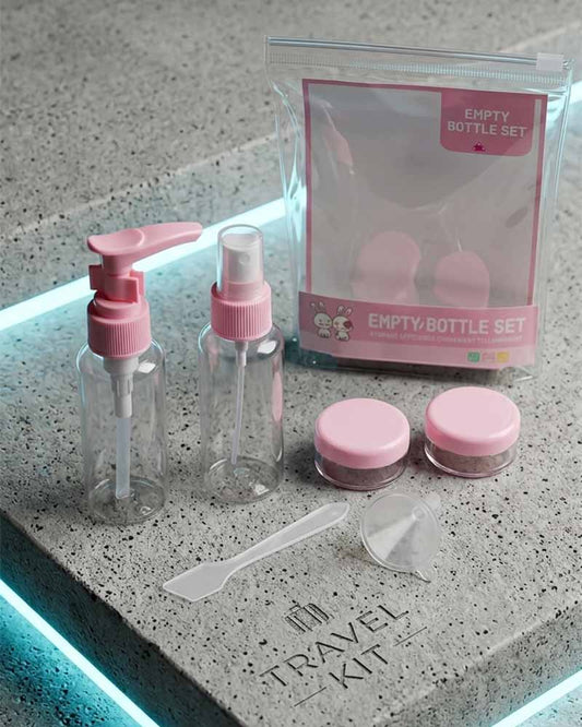 TRAVEL ESSENTIALS BOTTLE SET