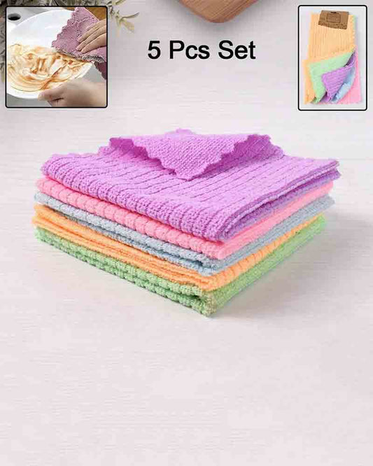MICROFIBER CLEANING CLOTHS 05 pcs