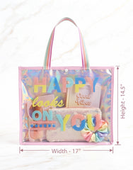 Holographic tote bag