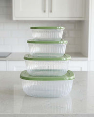 Transparent Kitchen Storage Containers 4pcs