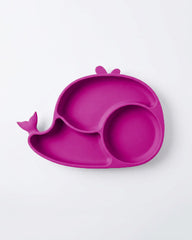 Kids Silicone Plate with Suction Cup - Non-slip Feeding Tray