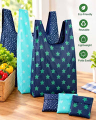 Foldable Shopping Recycle Grocery Eco Bag Travel Pouch