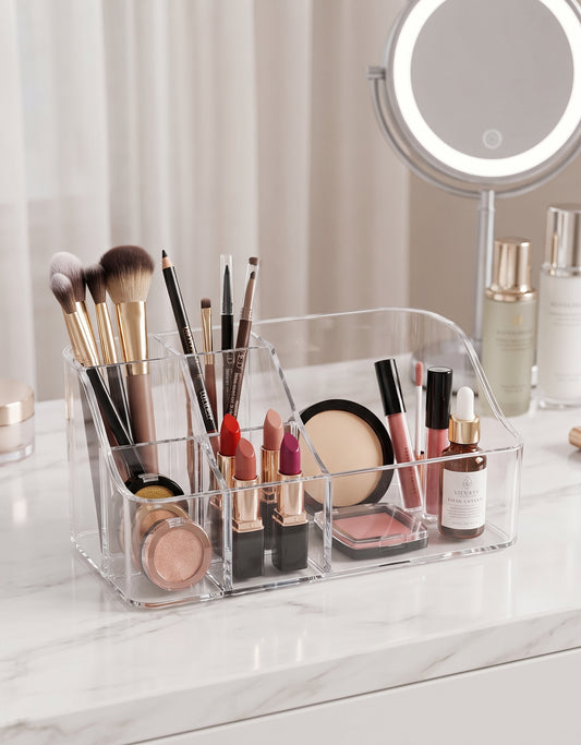 Transparent Makeup Organizer
