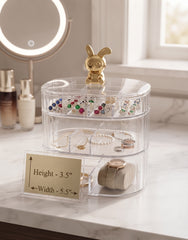 Transparent Jewellry Makeup Organizer