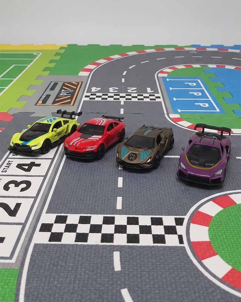 DIE-CAST RACE CAR 4pcs