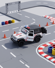DIE-CAST 1:36 Scale Police Car