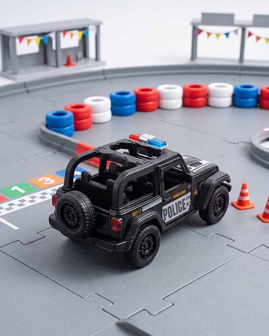DIE-CAST 1:36 Scale Police Car