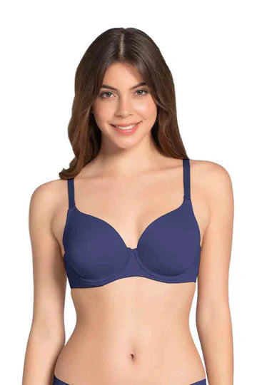 Amante Smooth Moves Bra-BRA10605 Skipper Blue