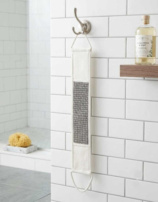 EXFOLIATING SHOWER BACK SCRUBBER