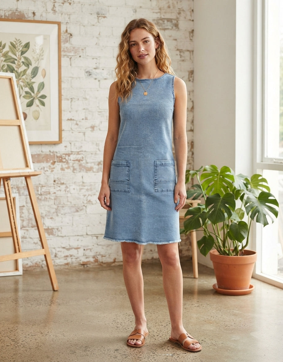 LADIES DENIM DRESS